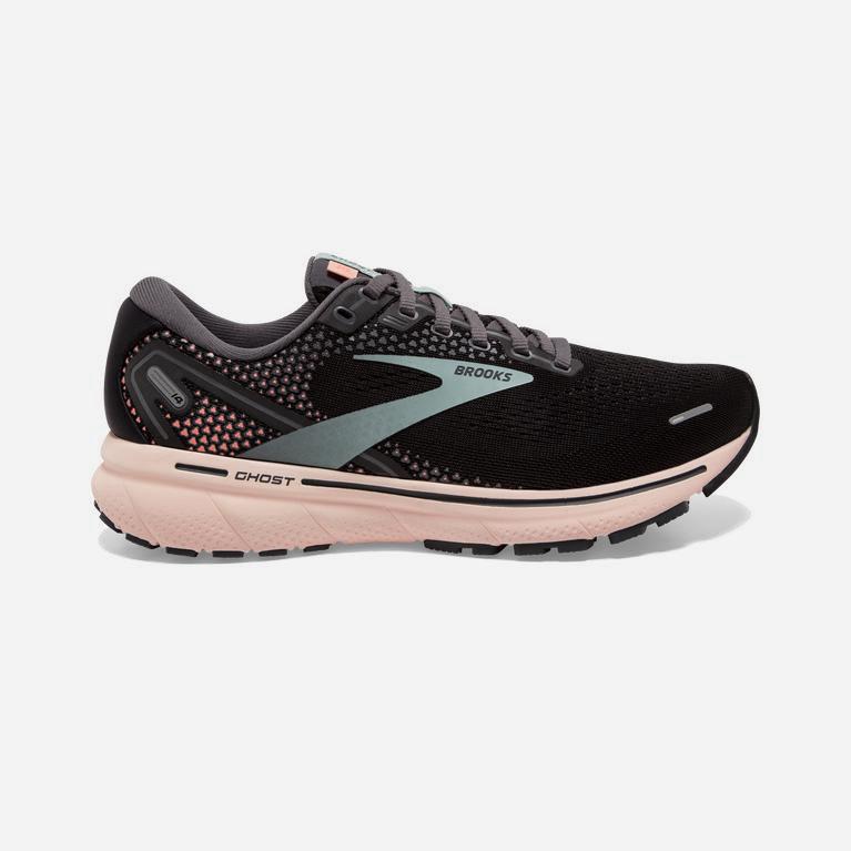 Brooks Ghost 14 Cushioned - Zapatillas Running Asfalto Mujer - Negras (KE0274358)